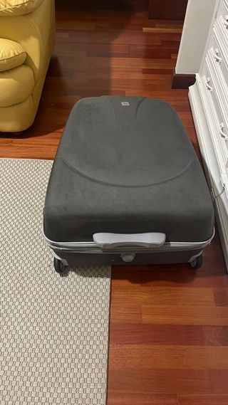 Maleta de viaje gris