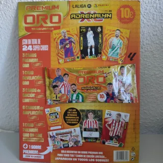 Sobre Premium Oro Adrenalyn Panini