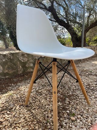 Pack 4 Sillas Blancas Diseño