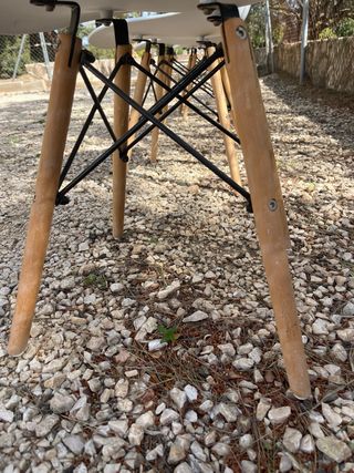 Pack 4 Sillas Blancas Diseño