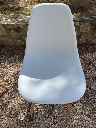 Pack 4 Sillas Blancas Diseño