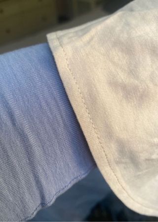 Camiseta de volados - Zara - Algodón- Beige