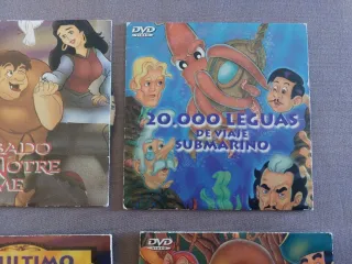Lote 9 DVDs Infantiles Clásicos Animados