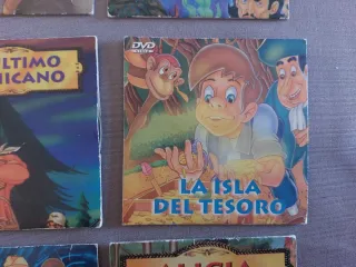 Lote 9 DVDs Infantiles Clásicos Animados