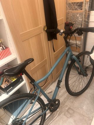 Bicicleta Decathlon azul