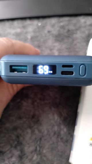 AZMUTH Power Bank Inalámbrico 10000 mAh Azul