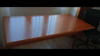 Mesa de salón extensible madera