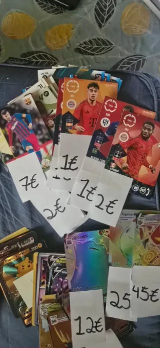 Colección Cromos Fútbol y Pokémon