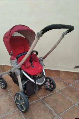 Conjunto Chasis + Capazo + Silla Bebe Confort