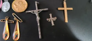 Set medaglie religiose con vari design