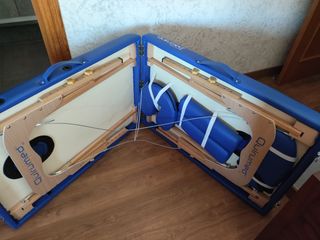 Camilla de masajes azul