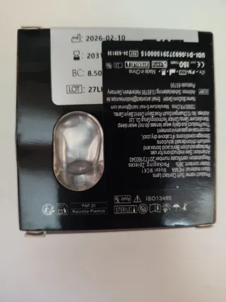 Lentillas blandas hidrofílicas varios colores