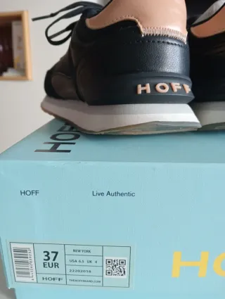 Zapatillas HOFF Talla 37 Negro/Rosa