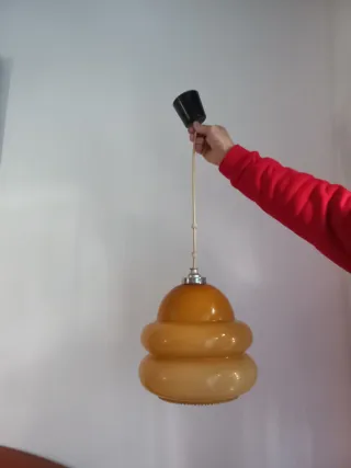 Lámpara Techo Vintage Cristal