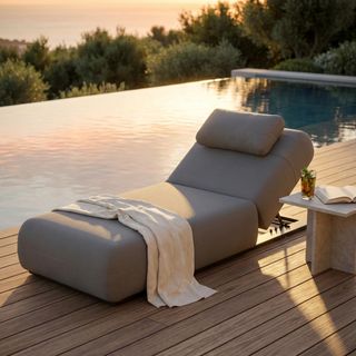 Sdraio Modulare Reclinabile in Alluminio e Tessuto