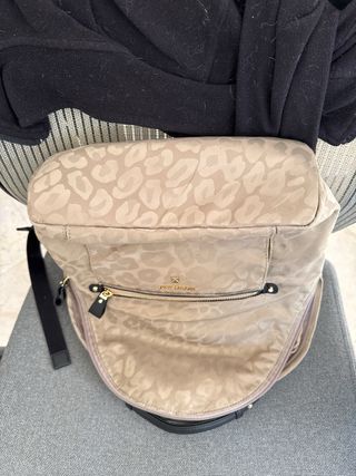 Mochila Michael Kors Beige Leopardo