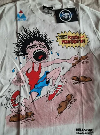 T-shirt Hellstar White Mountain Climber