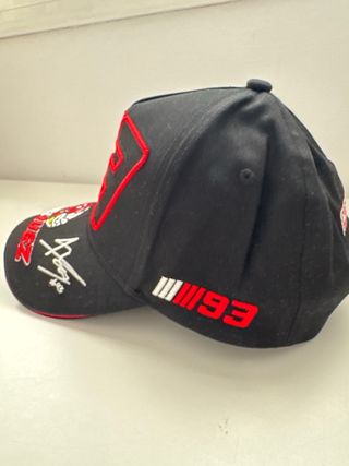 Gorra Marc Marquez 93 MotoGP Negra Roja
