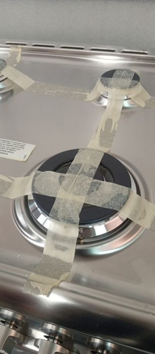 Cocina a gas con doble horno