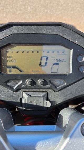 Moto Macbor Shifter 125cc Blanca y Roja