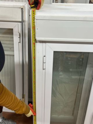 Ventana PVC doble cristal abatible