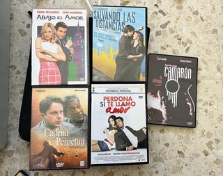 Lote 5 Películas DVD: Comedia y Romance