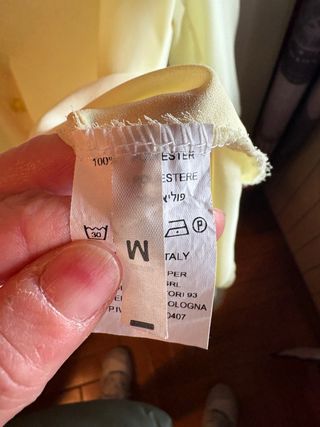 Camicia Susy Mix gialla trasparente