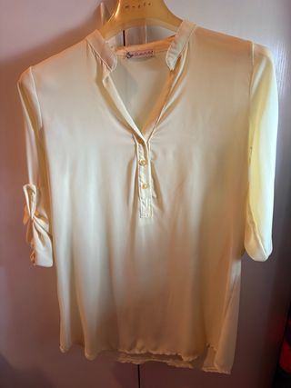 Camicia Susy Mix gialla trasparente