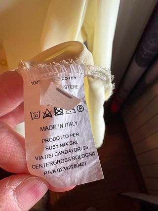 Camicia Susy Mix gialla trasparente