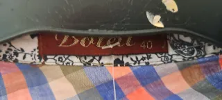 Camisa Botelli cuadros manga larga talla 40