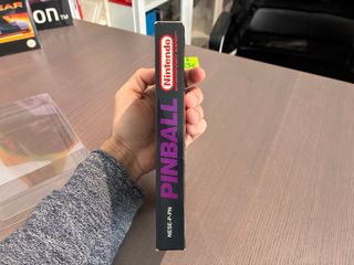 Pinball Nintendo NES Caja Manual Cartucho