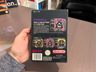 Pinball Nintendo NES Caja Manual Cartucho