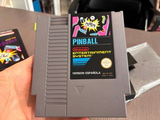 Pinball Nintendo NES Caja Manual Cartucho