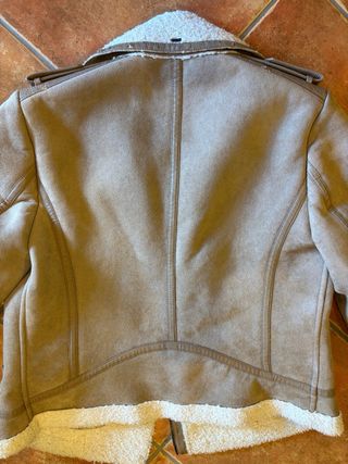 Chaqueta Biker Armani Jeans Mujer Beige t38/40