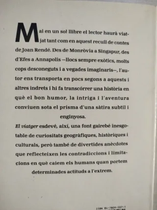 EL VIATGER (Catalan Edition)
