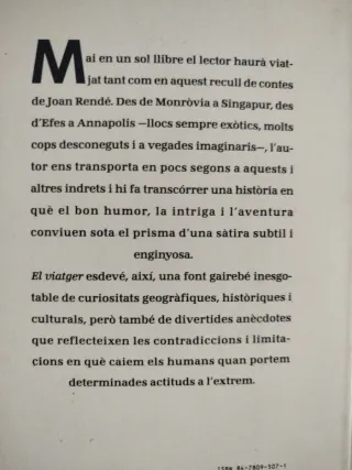 EL VIATGER (Catalan Edition)