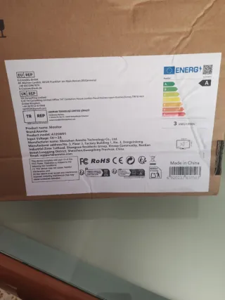 Monitor Portátil ANMITE Negro
