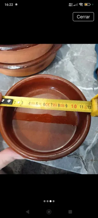 Cazuelas de barro para cocinar