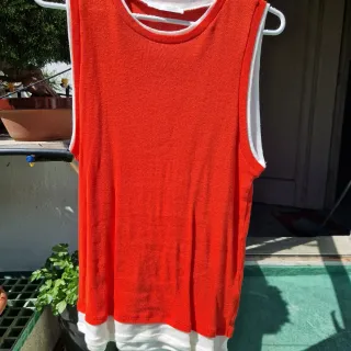 Top Zara punto rojoy blanco nuevo