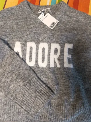 Conjunto XS H&M Jersey y Pantalón Rayas nuevo