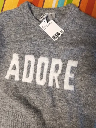 Conjunto XS H&M Jersey y Pantalón Rayas nuevo