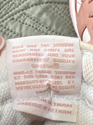 Nike Dunk rosas y blancas