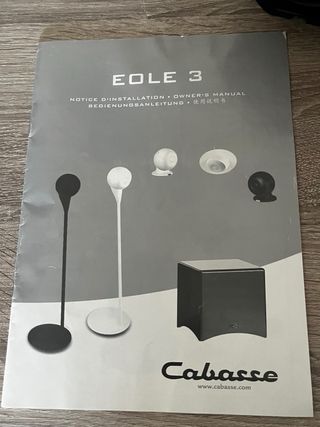 Cabasse Eole 3 Altavoces Negro