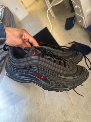 Zapatillas Nike Air Max 97 Negras Rojas