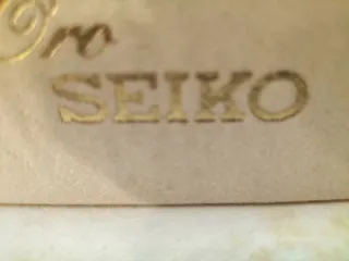 Scatola porta orologio Seiko vintage in legno