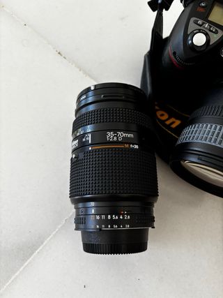 Cámara Nikon D70 + 2 objetivos