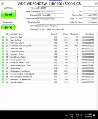 Disco Duro Externo WD My Passport 5TB