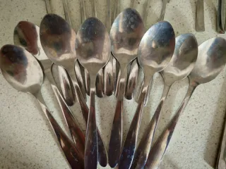 Set Posate Acciaio Inox