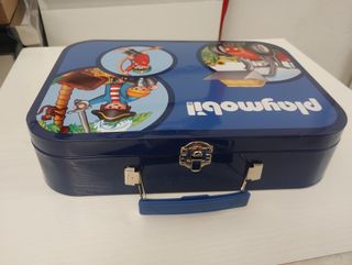 Playmobil Set 4 Puzzle in Valigetta Metallo