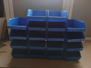 Contenitori di organizzazione in plastica